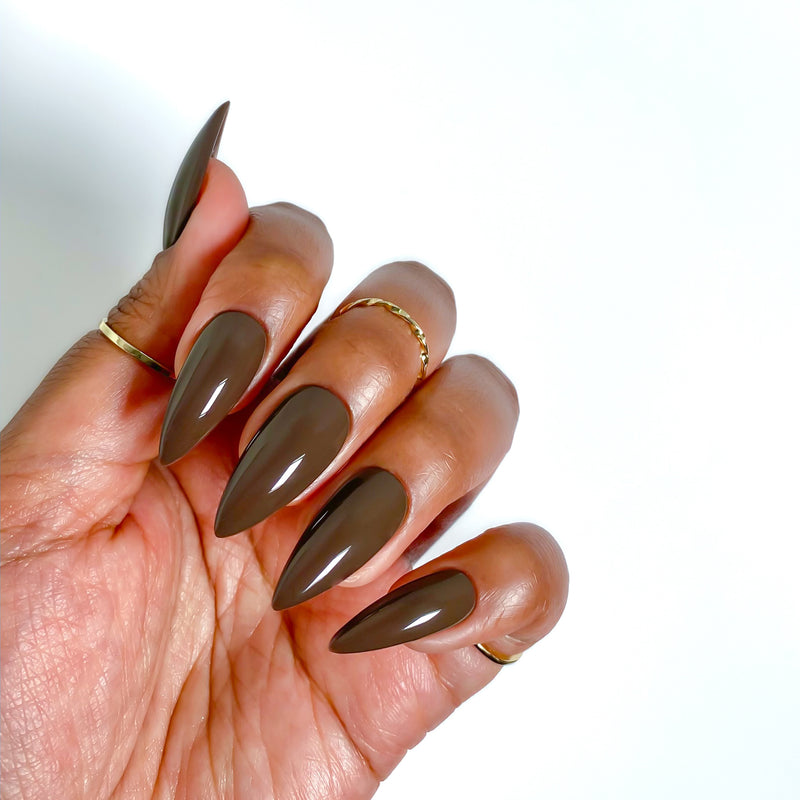 A Pretty Pair Gel & Nail Polish Duo Set Dipped In Chocolate 2 x 8ml