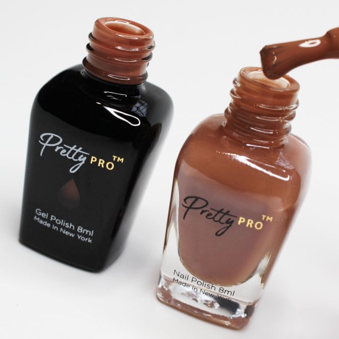 A Pretty Pair Gel & Nail Polish Duo Set Spicy Chai 2 x 8ml