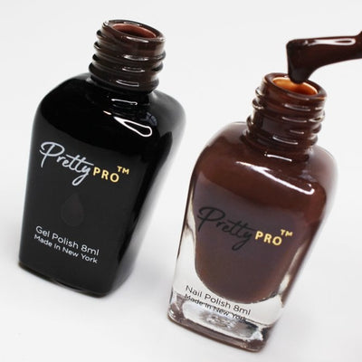 A Pretty Pair Gel & Nail Polish Duo Set Dipped In Chocolate 2 x 8ml