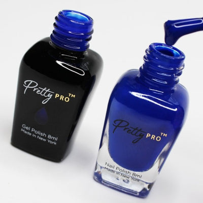 A Pretty Pair Gel & Nail Polish Duo Set Peek A Blue 2 x 8ml