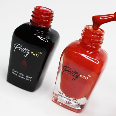 A Pretty Pair Gel & Nail Polish Duo Set Hot Sauce 2 x 8ml