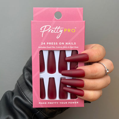 Press On False Nails Blood-y Nailed It 24pcs