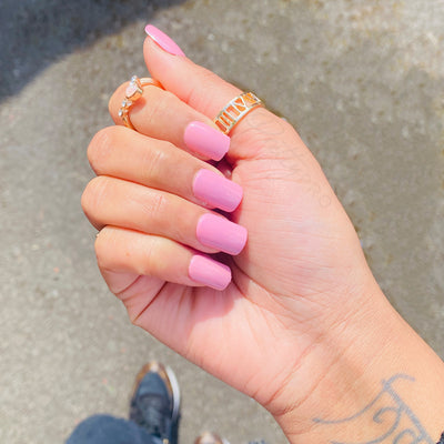 Press On False Nails Blossom Pink 24pcs