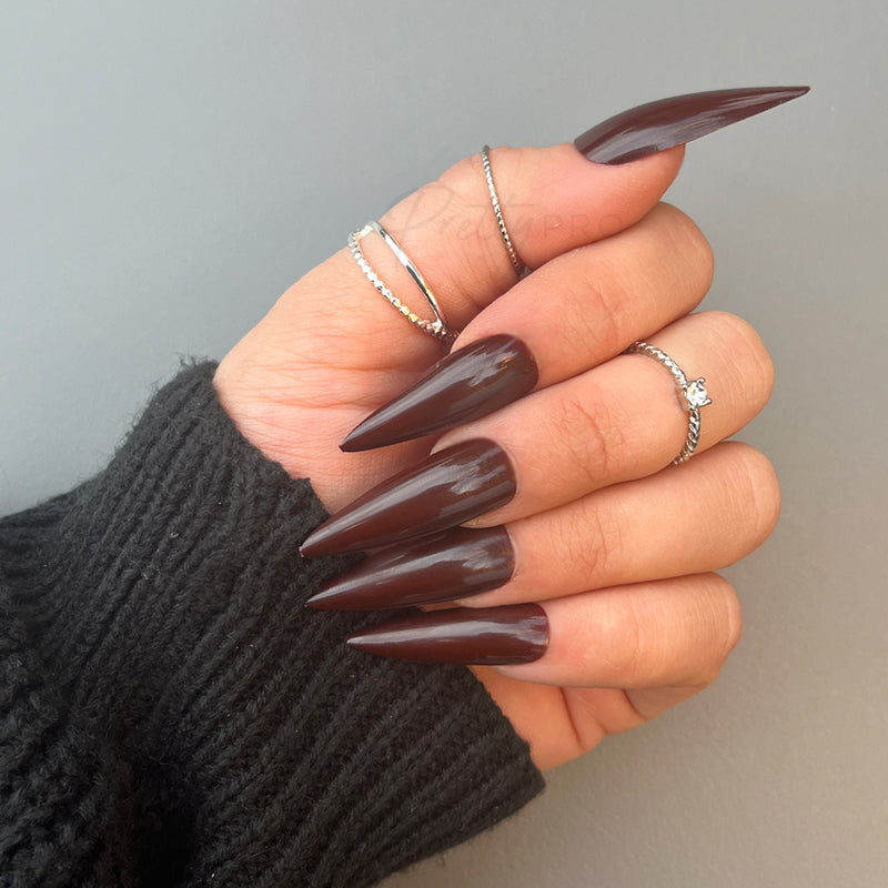 Press On False Nails Chocoholic 24pcs