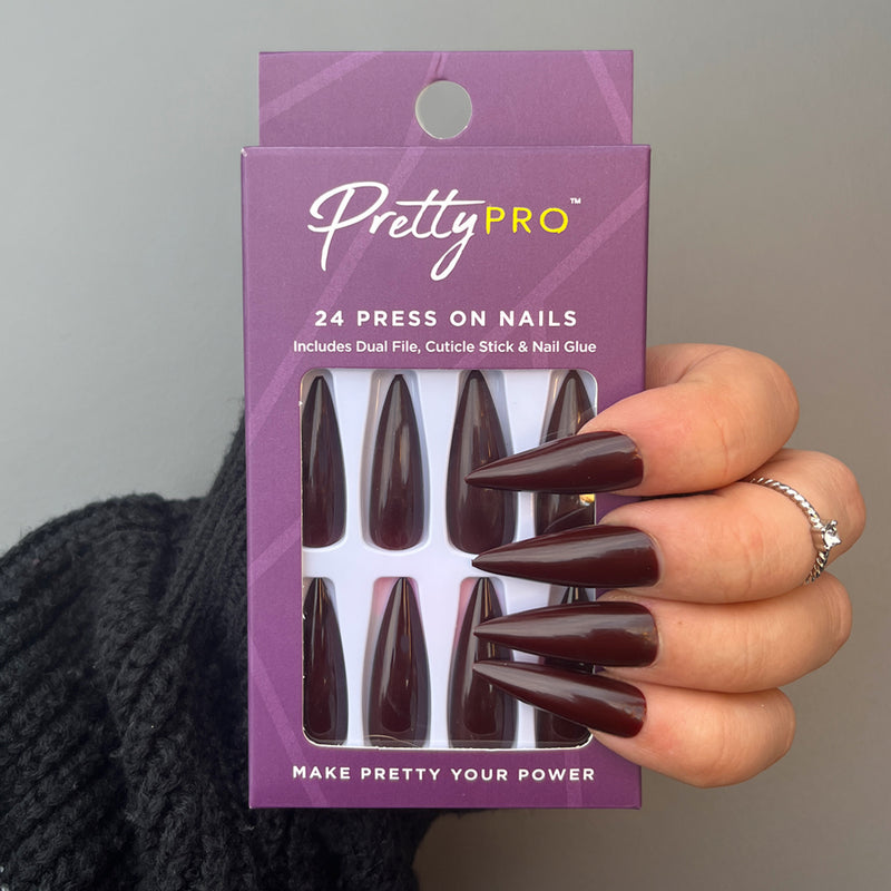 Press On False Nails Chocoholic 24pcs