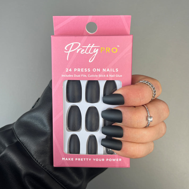 Press On False Nails I Need A Panther Day 24pcs