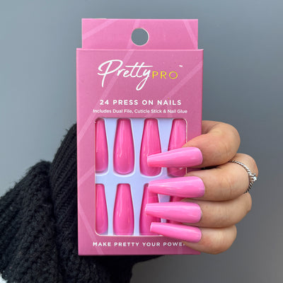 Press On False Nails Let The Fun Be Gin 24pcs