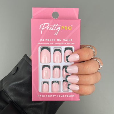 Press On False Nails My Khaki Tips Are Sealed 24pcs