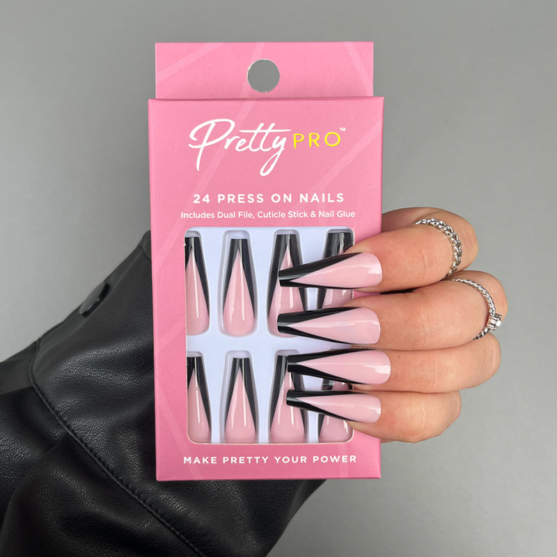 Press On False Nails On A Business Tip 24pcs