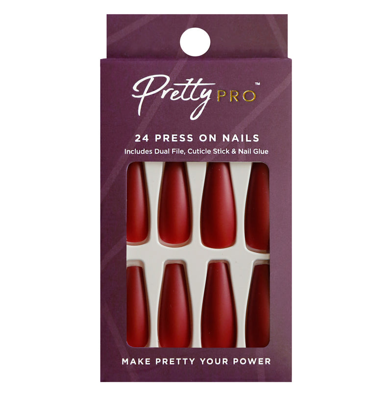 Press On False Nails You Red My Mind 24pcs