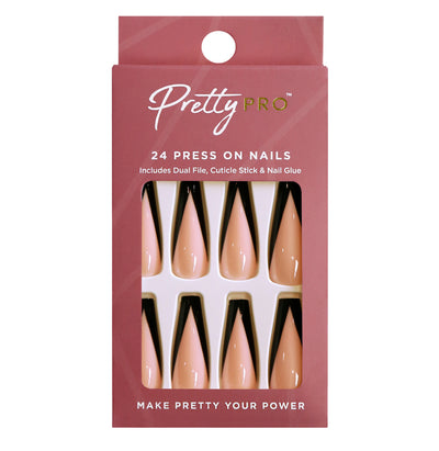 Press On False Nails On A Business Tip 24pcs