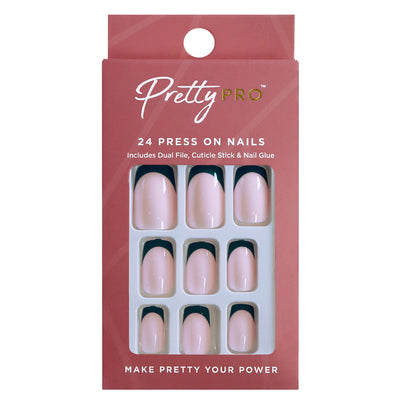 Press On False Nails My Khaki Tips Are Sealed 24pcs