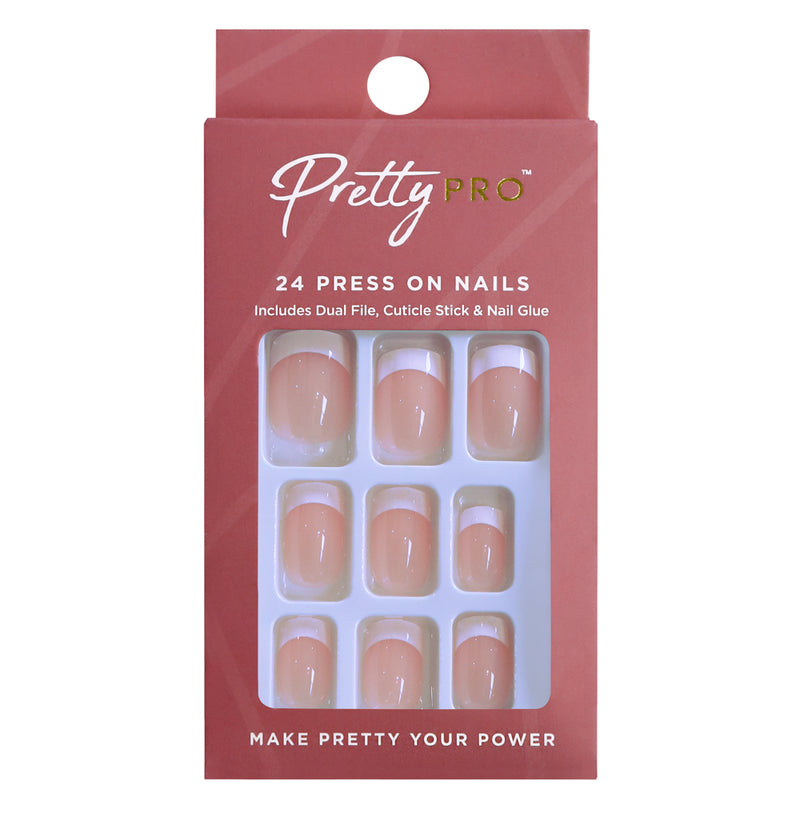 Press On False Nails Back To Sq1 24pcs