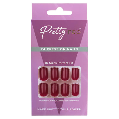 Press On False Nails I'm Reddy 24pcs