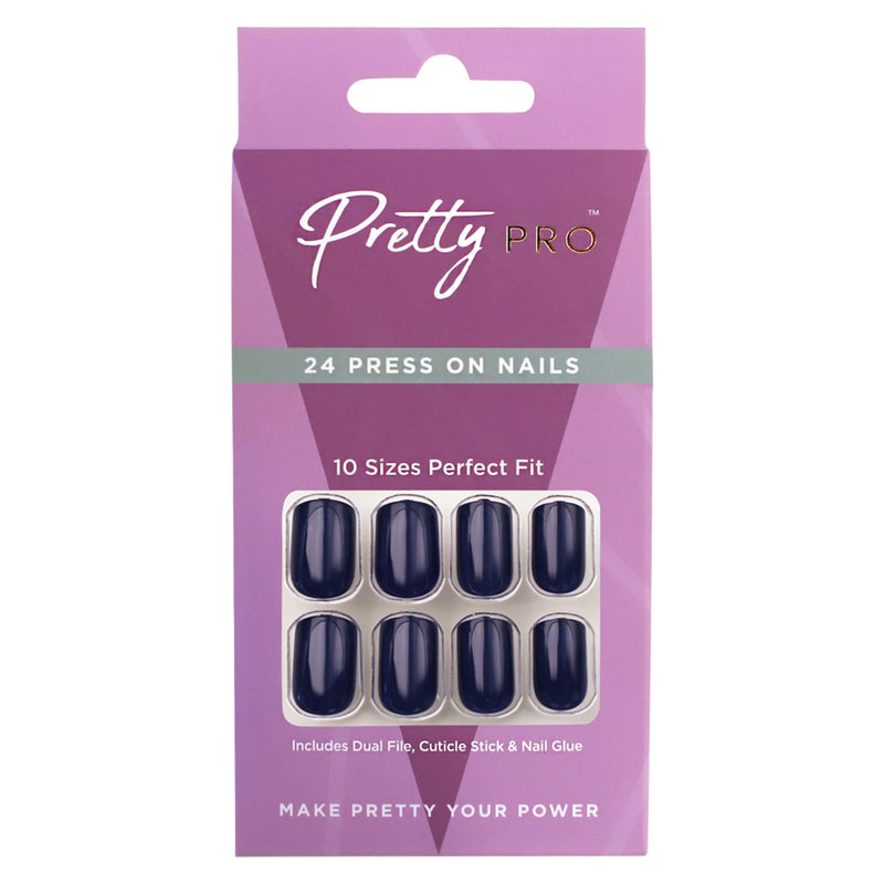 Press On False Nails You Blue Me Away 24pcs