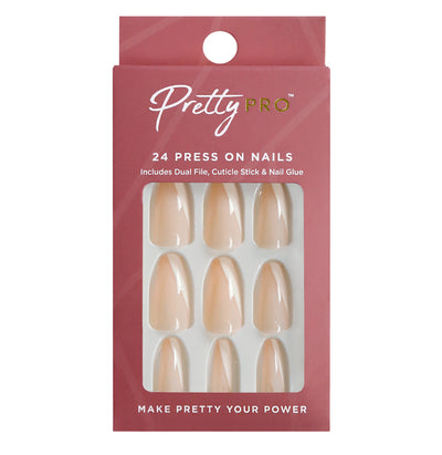 Press On False Nails Don't Take Sides 24pcs