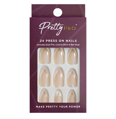 Press On False Nails In Tip Top Condition 24pcs