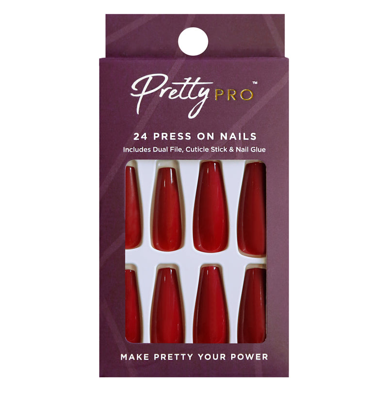 Press On False Nails This Shade Is Love-ly 24pcs