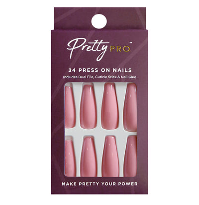 Press On False Nails You're Making Me Blush 24pcs