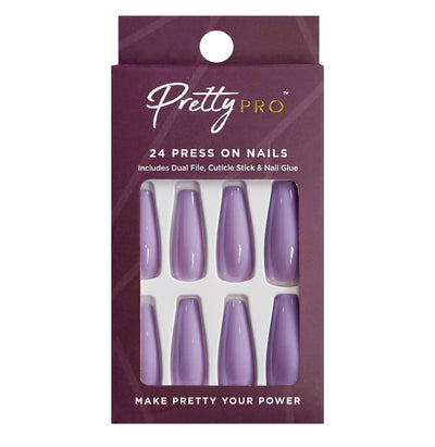 Press On False Nails I'm Mauve-ing On 24pcs