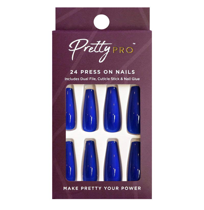 Press On False Nails Long Time No Sea 24pcs