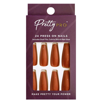 Press On False Nails Make Me A Mink 24pcs