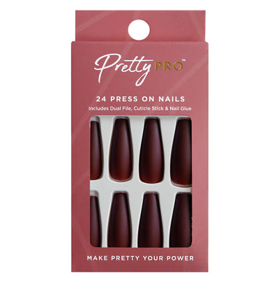 Press On False Nails You Had Me At Merlot 24pcs