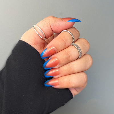 Press On False Nails Sea You On The Tip Side 24pcs