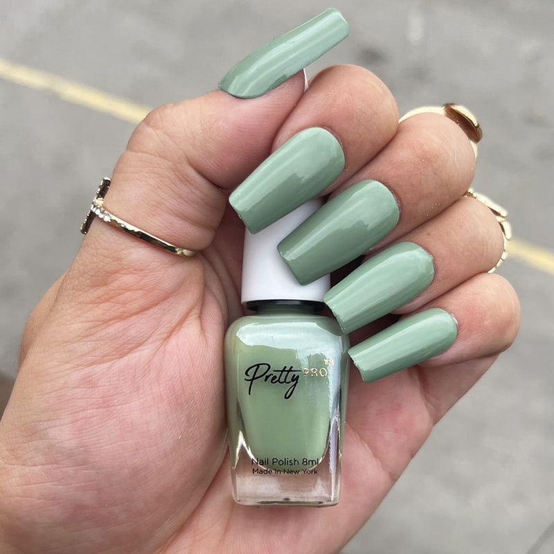 Amazon.com : Beetles Gel Nail Polish Eucalyptus Pastel Green Nail Polish,  15ml Emerald Olive Sage Green Gel Polish, Soak Off U V LED Nail Lamp Gel  Polish Nail Art Manicure Salon DIY