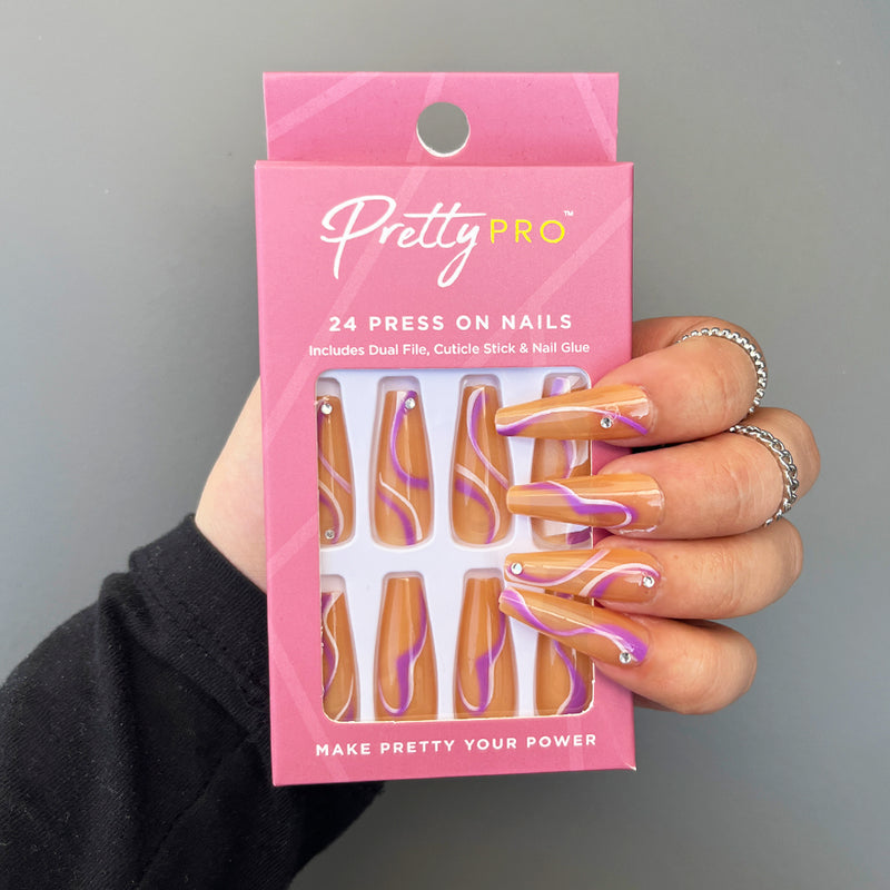 Press On False Nails I Have A Soft Spot For You 24pcs