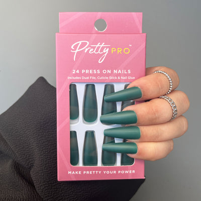 Press On False Nails Is It Green You're Looking For? 24pcs
