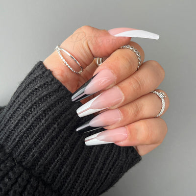Press On False Nails It's A Fine Line 24pcs