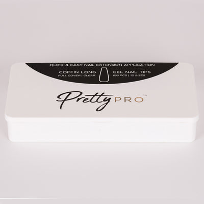Soft Assorted False Nail Tips Coffin Long