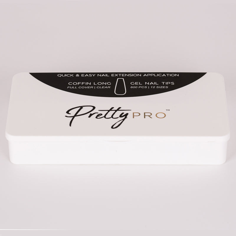 Soft Assorted False Nail Tips Coffin Long