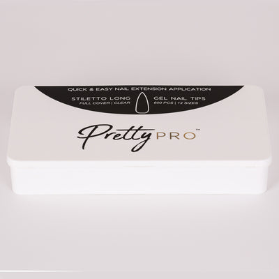 Soft Assorted False Nail Tips Stiletto Long