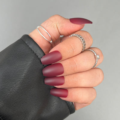Press On False Nails Sangria Is Calling 24pcs