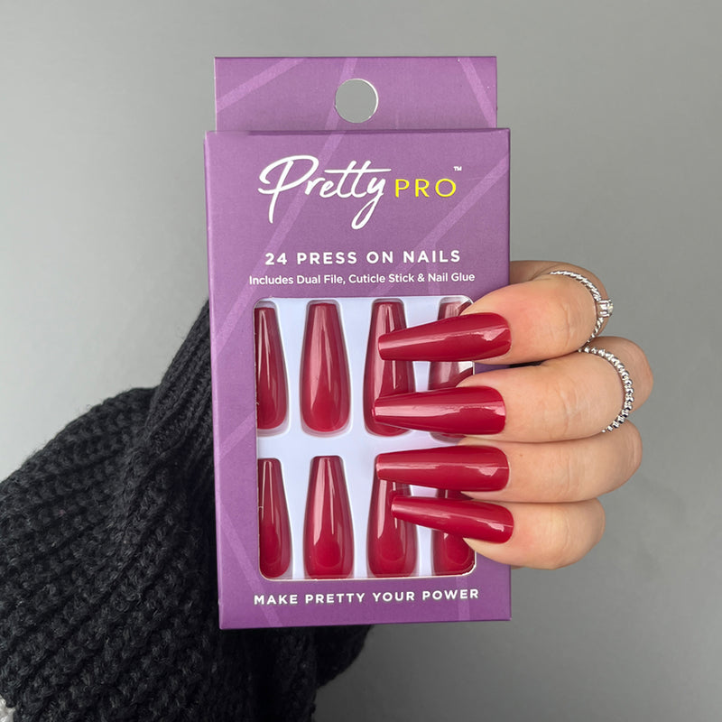 Press On False Nails This Shade Is Love-ly 24pcs